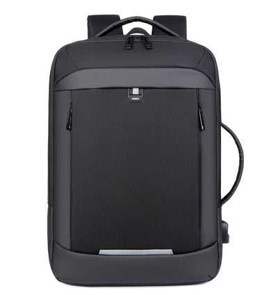 Multi-Functional Black Laptop Backpack