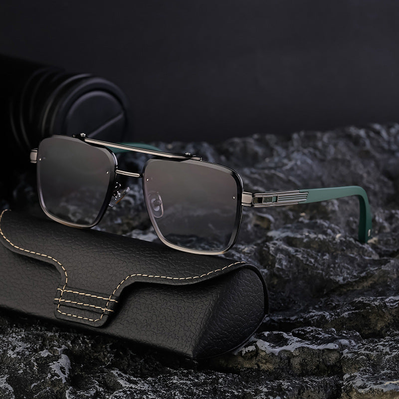 Men’s Square-Frame Sunglasses