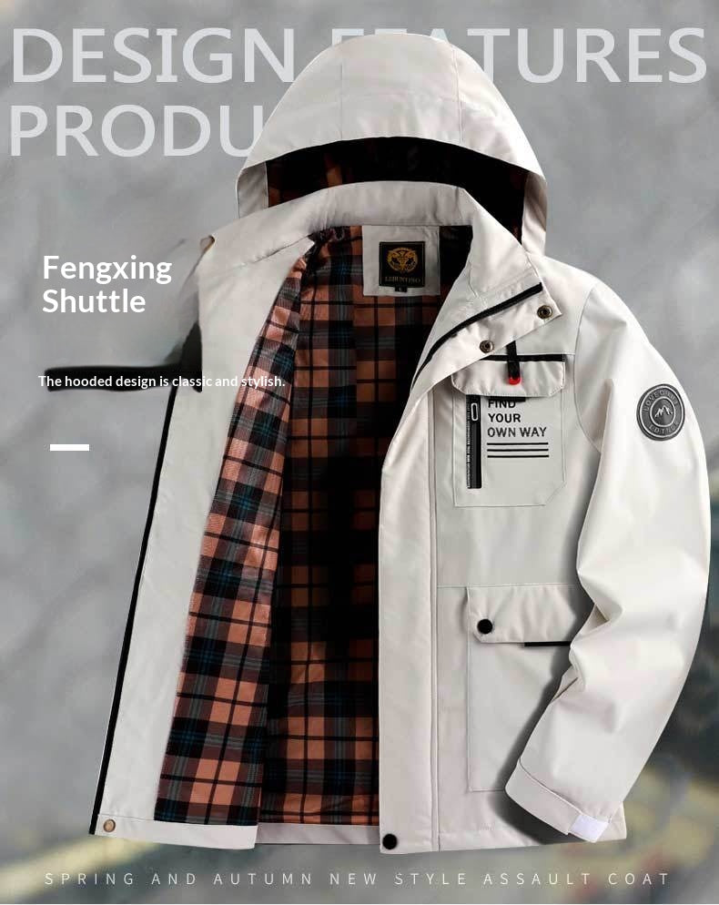 Men’s Mid-Length Casual Jacket
