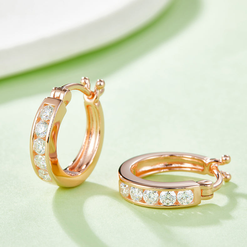 Luxury Moissanite Stud Earrings