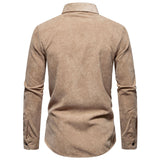 Men’s Solid Color Long Sleeve Shirt
