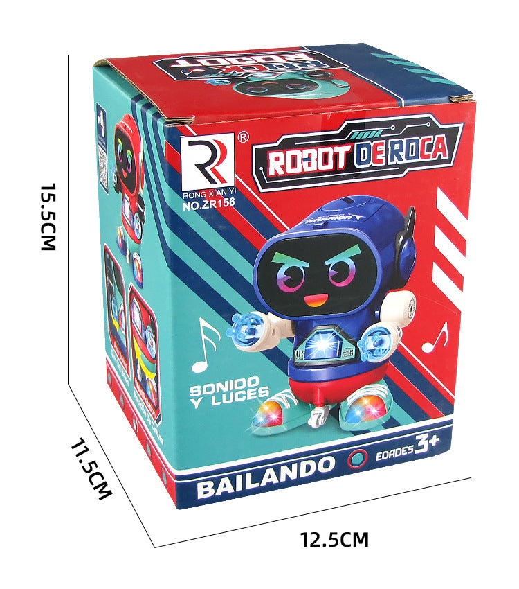 Electric Rock Robot – Music, Light, Automatic Walking & Dancing Toy