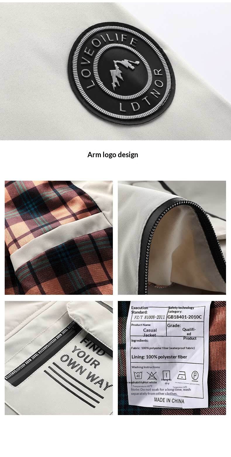 Men’s Mid-Length Casual Jacket