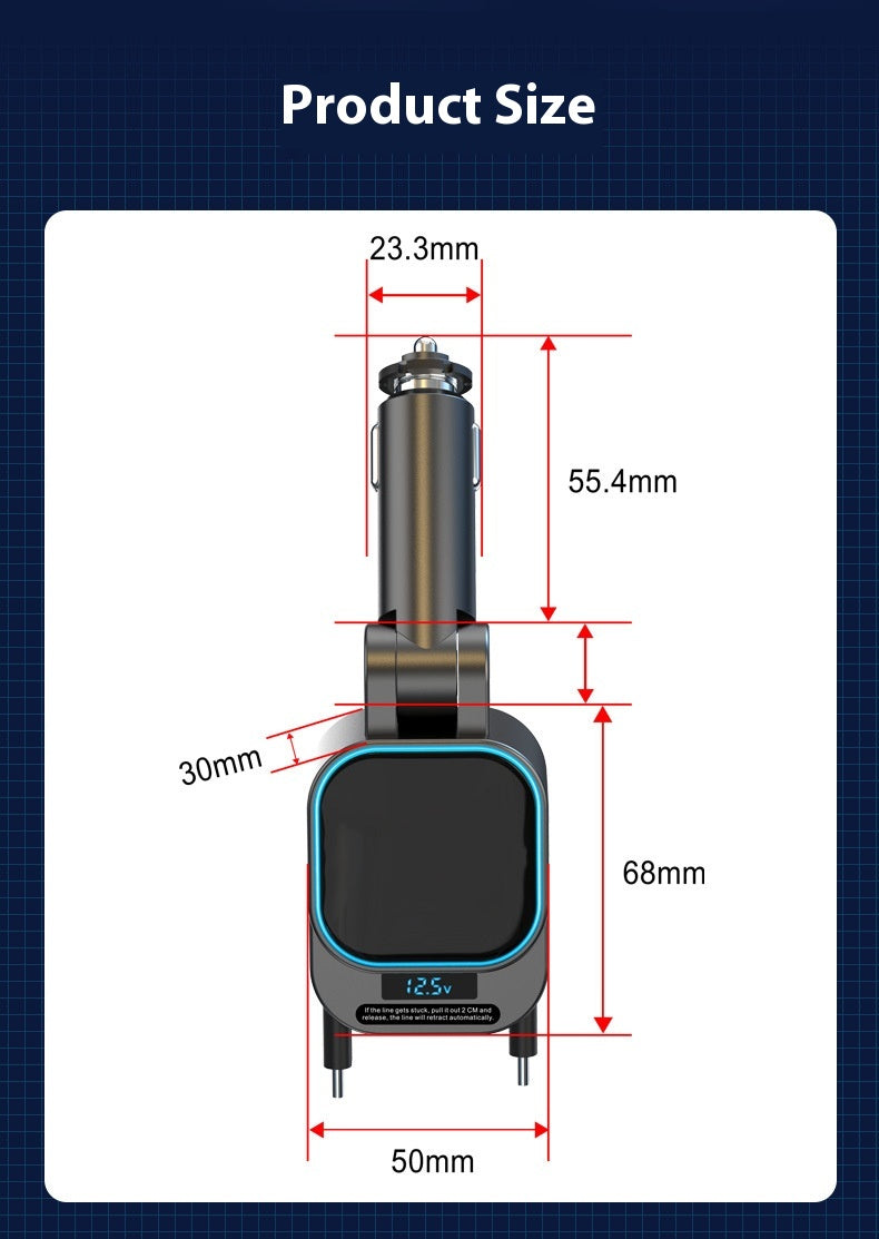 SC07 Digital Quick Charge USB Charger