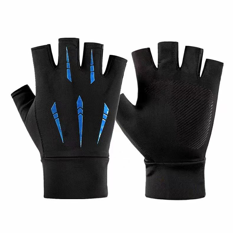 Ice Silk Half-Finger Sports Gloves