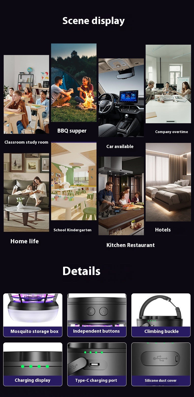 2-in-1 Mosquito Killer Lamp