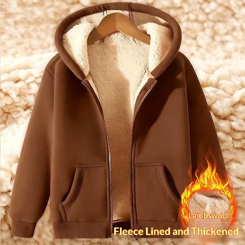 Heavyweight Fleece-Lined Extra-Thick Men’s Hoodie
