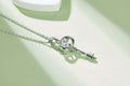 Luxury Moissanite Key Necklace – Plated Pendant, Elegant Light Luxury Jewelry