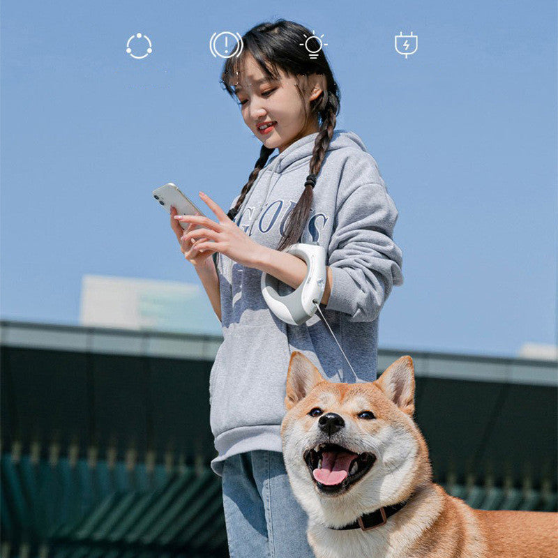 LED Retractable Dog Leash