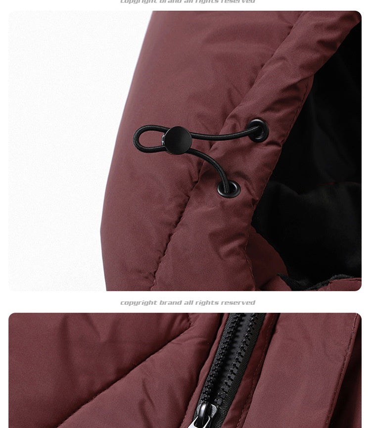 New Winter Men’s Detachable Hood Cotton-Padded Coat