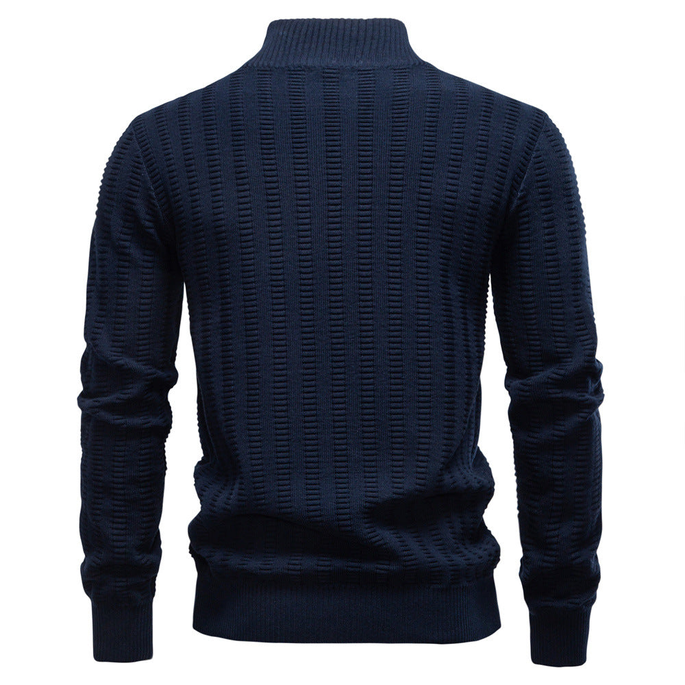 Men’s Striped Jacquard Sweater