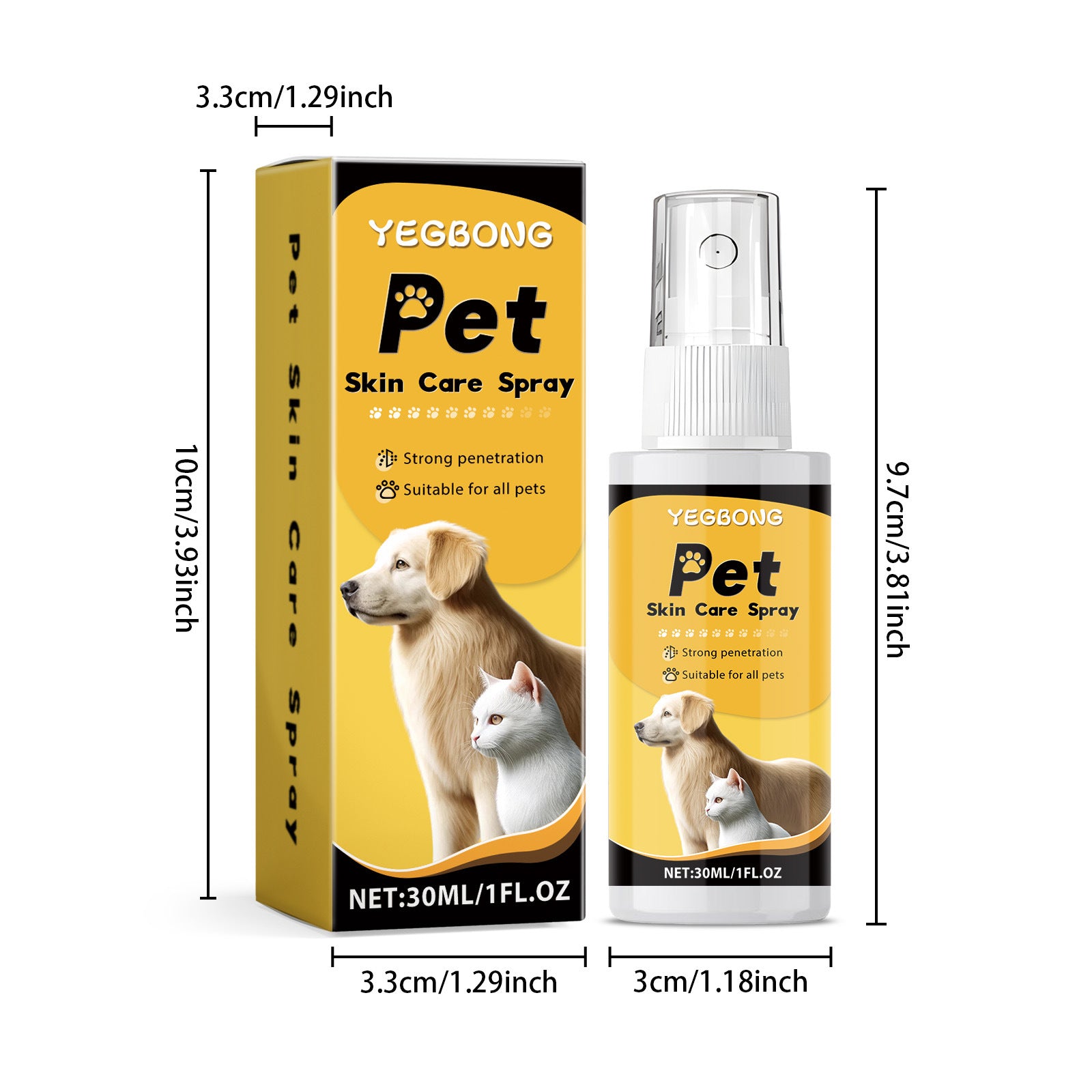 Pet Skin Spray – Gentle Care