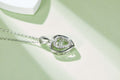 Luxury Moissanite Necklace – Plated Pendant, Modern Light Luxury Jewelry