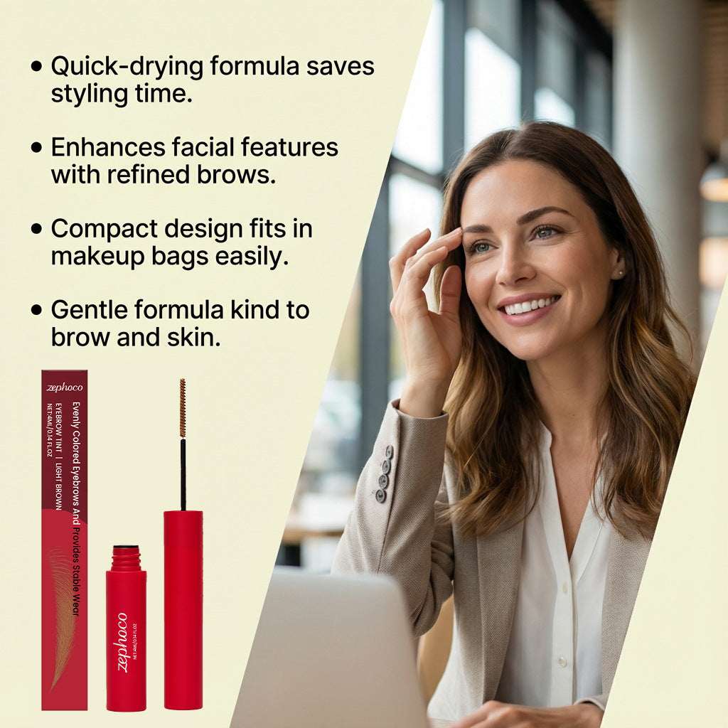 Red‑Infused Longwear Brow Tint