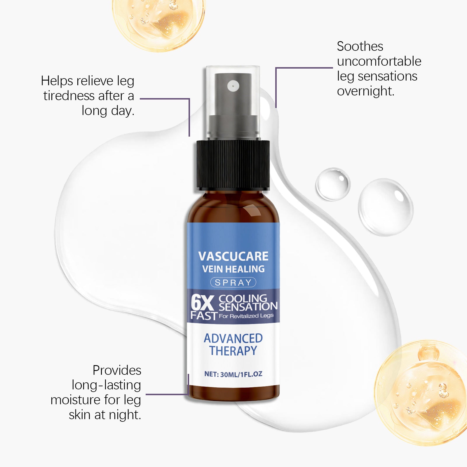 Leg Soothing Spray – Instant Relief for Tired & Aching Legs