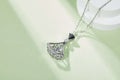 Luxury Moissanite Necklace – Plated Pendant, Refined Light Luxury Jewelry
