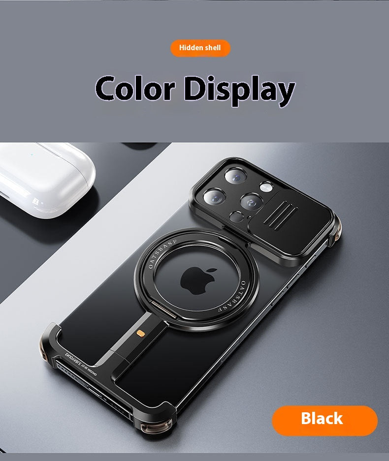 Magnetic Bezel-Free 360° Rotating Bracket Phone Case