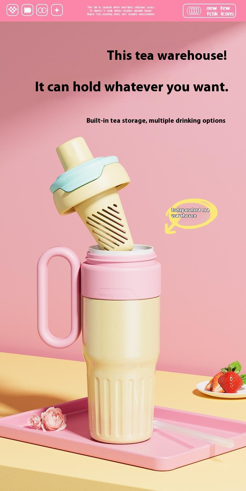 780ml Gradient Thermal Cup
