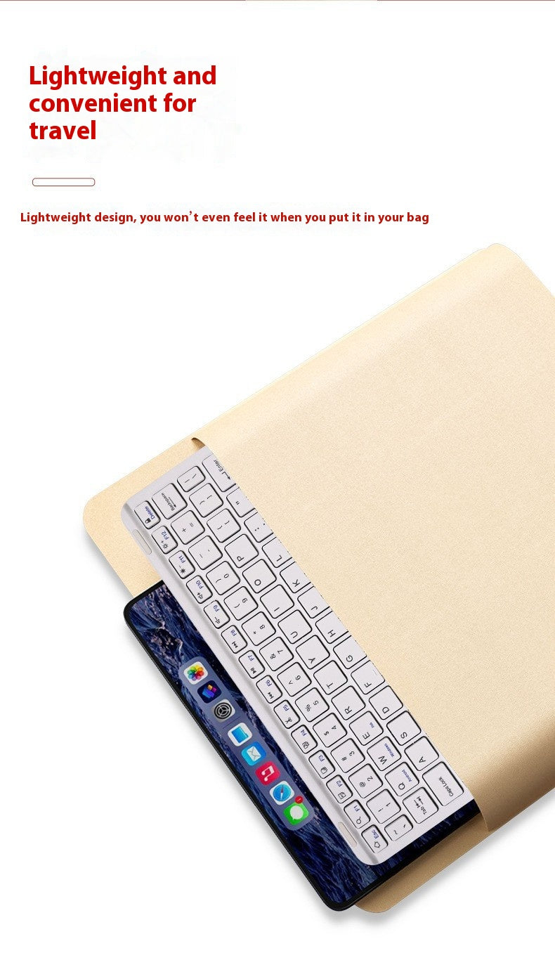 Square Hat Touch Bluetooth Wireless Charging Keyboard