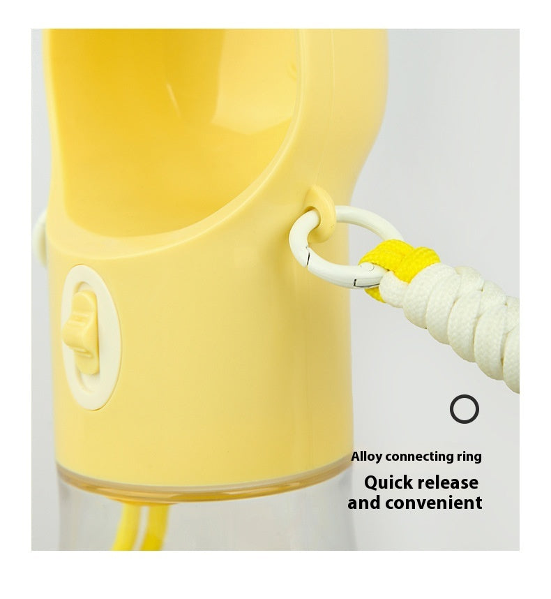 2-in-1 Portable Dog Water Bottle & Food Container