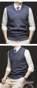 Men’s Sleeveless Knitted Vest