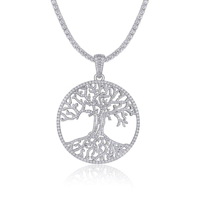 Luxury Moissanite Necklace – Plated Pendant, Sophisticated Light Luxury Jewelry