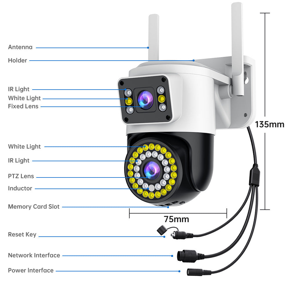 Night Vision WiFi Binocular Camera