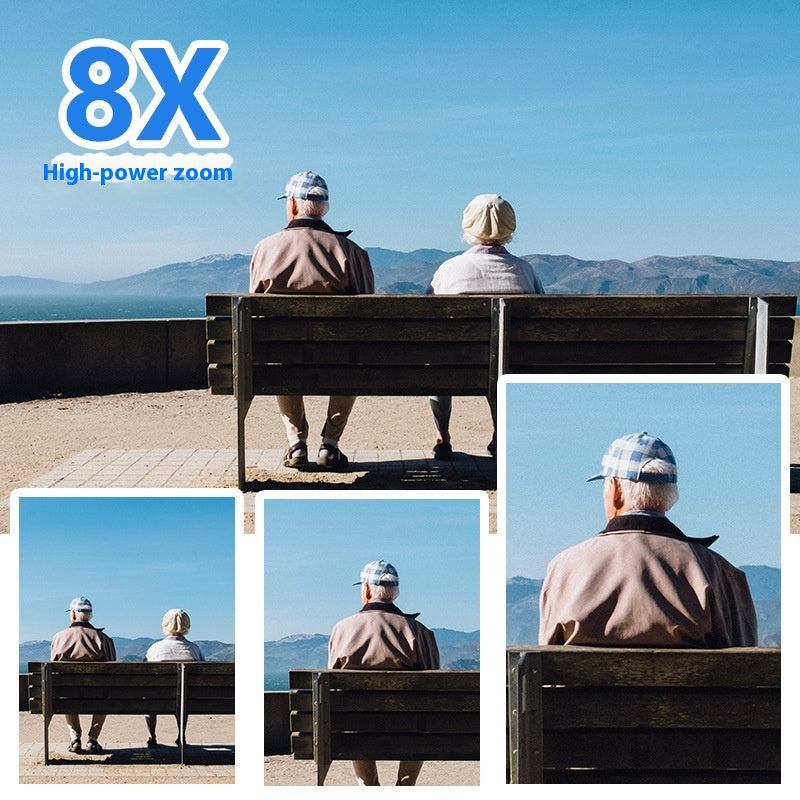 Solar-Powered 8X Zoom Surveillance Camera