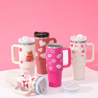 40 oz Vacuum-Insulated Stainless Steel Travel Tumbler