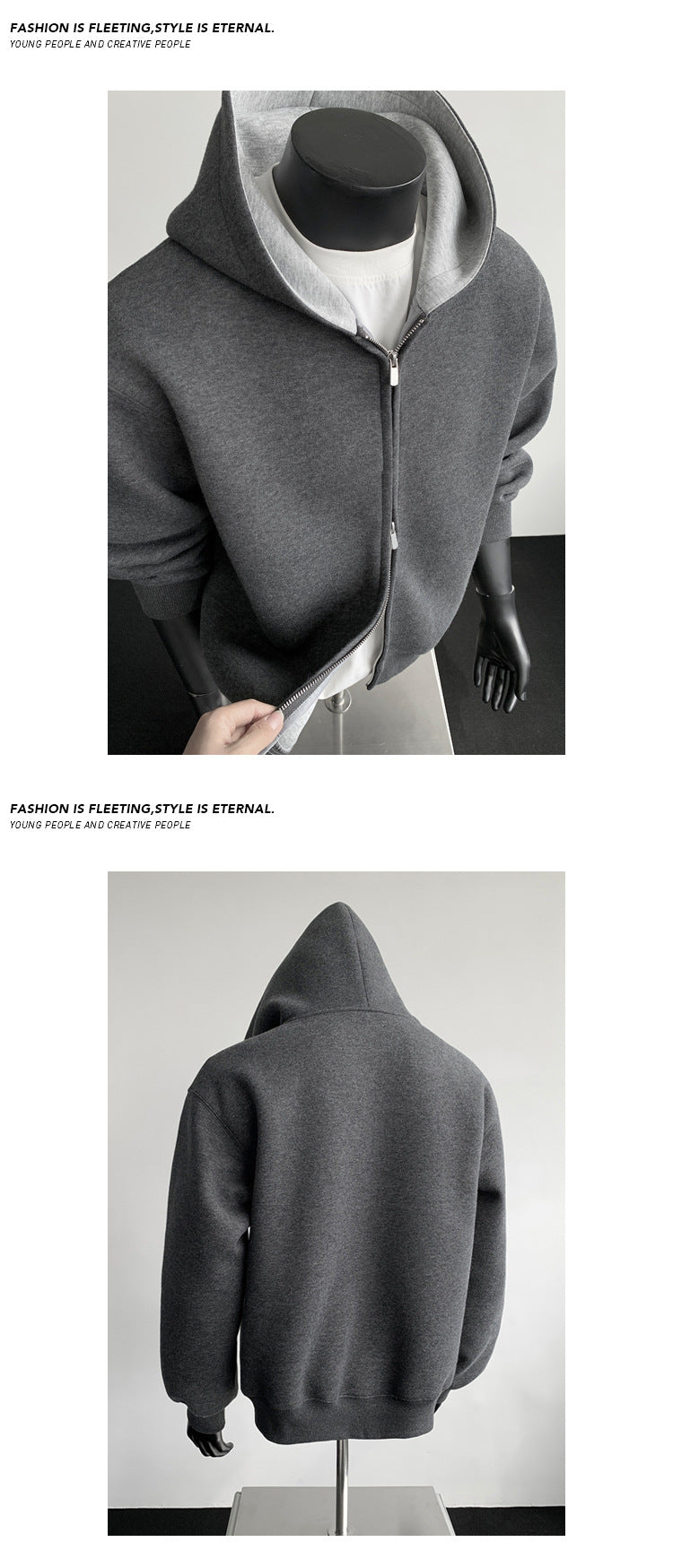 Casual Cropped Cardigan Hoodie – Stylish Comfort for All Seasons