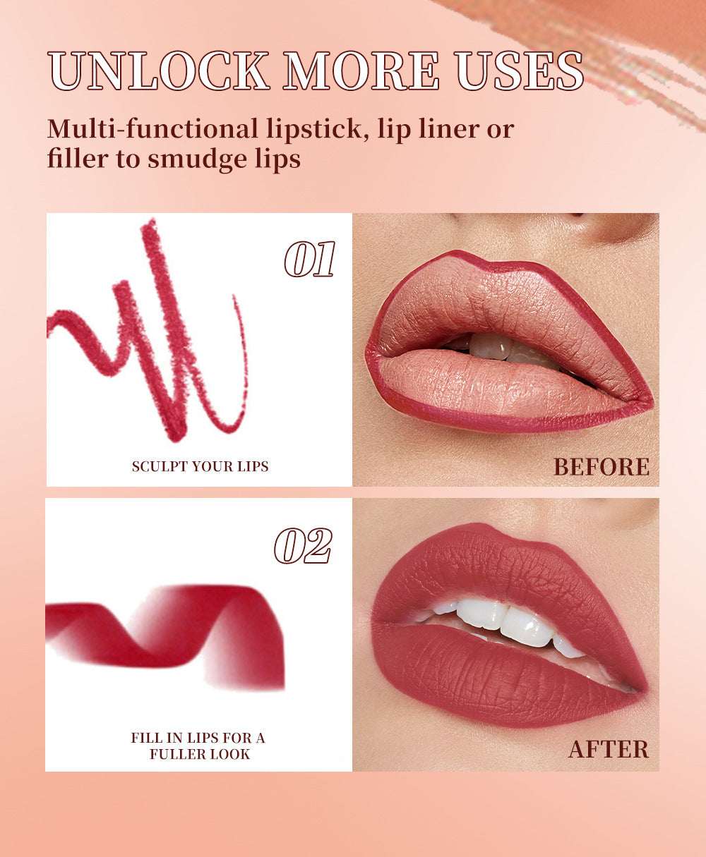 Matte Twist‑Up Lipstick
