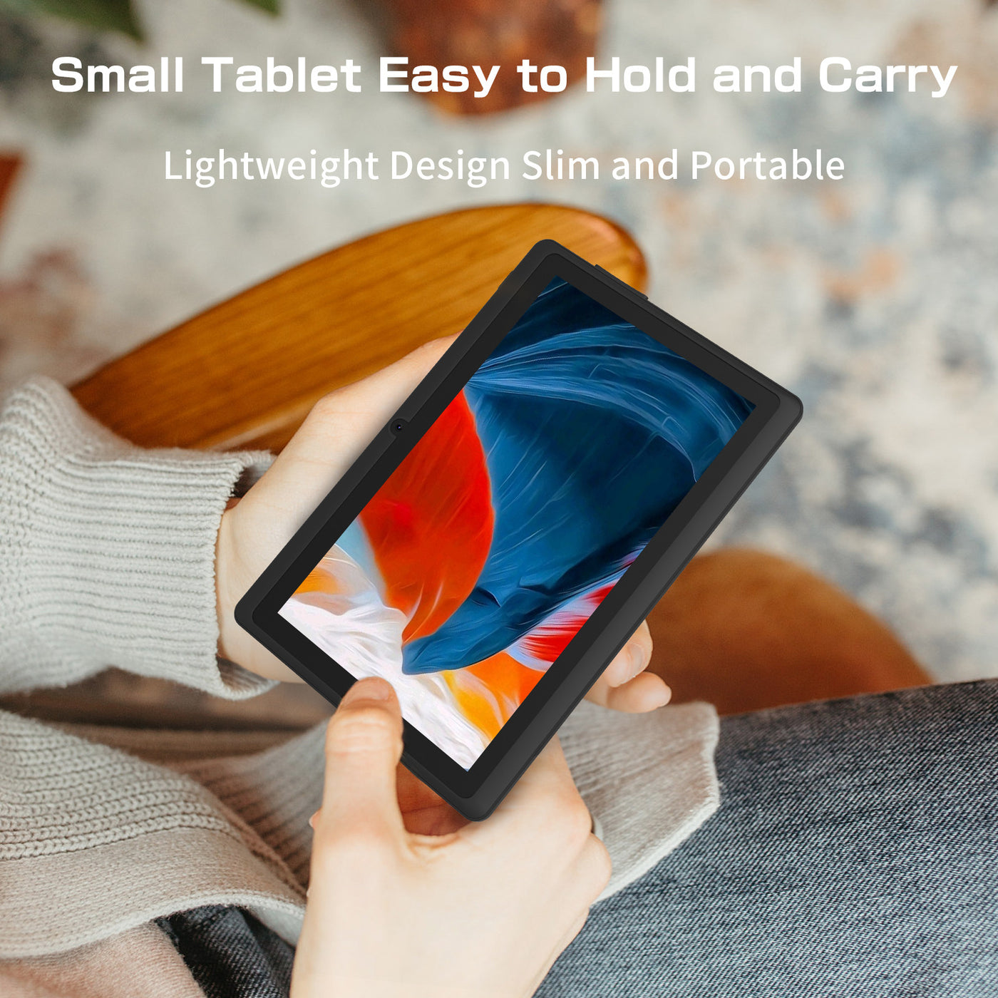 7-inch Android Tablet with a Protective Silicone Case