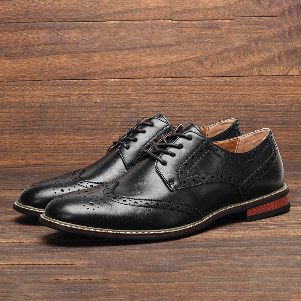 Classic Men’s Brogue Business Shoes