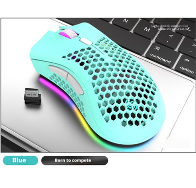 Hollow-Out Luminous Wireless Gaming Mouse