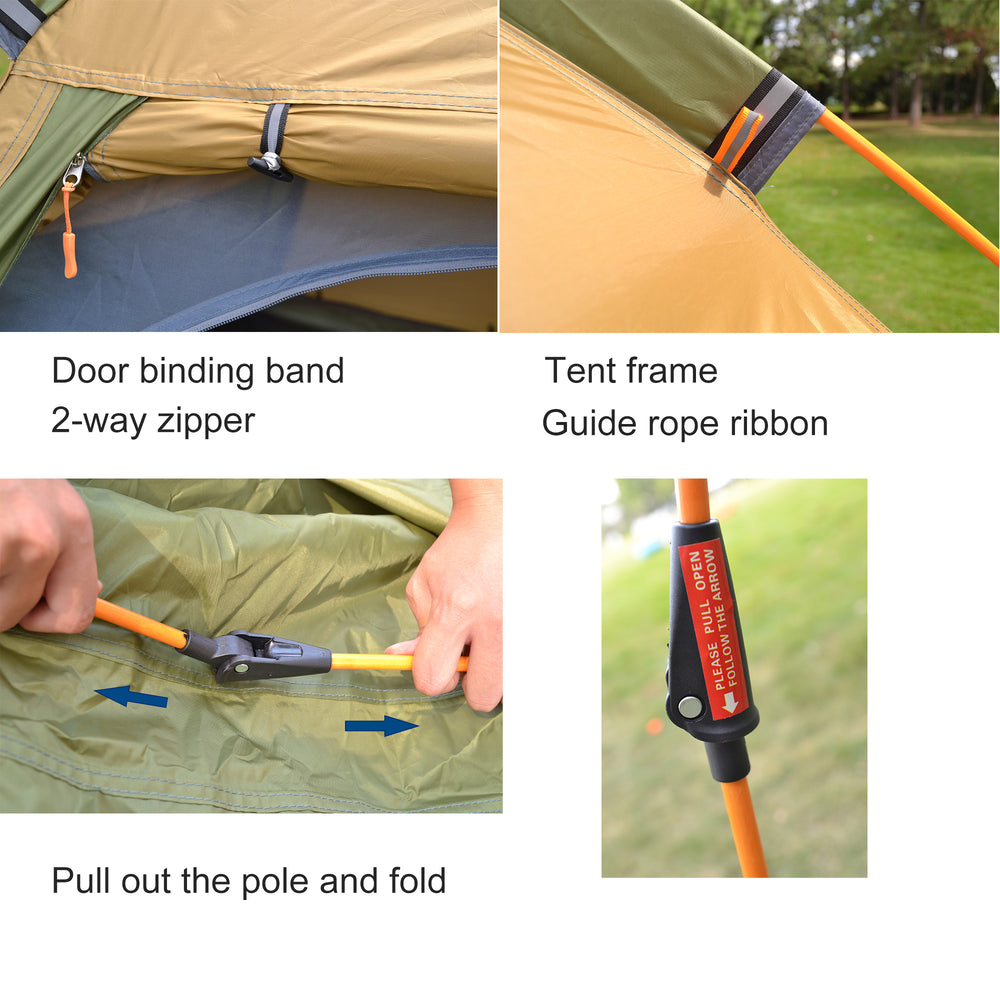 Fully Automatic Hexagonal Camping Tent