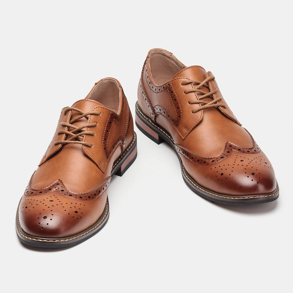 Classic Men’s Brogue Business Shoes