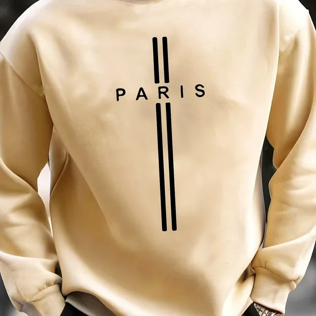 Men’s Casual Loose Oversized Sweatshirt – Fall & Winter Comfort Wear