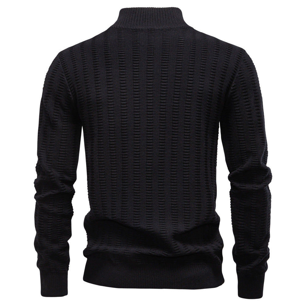 Men’s Striped Jacquard Sweater