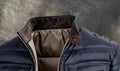 Vintage Leather Quilted Patchwork Thermal Zip-Up Outdoor Jacket