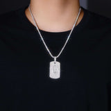 Luxury Moissanite Necklace – Plated Pendant, Light Luxury Jewelry