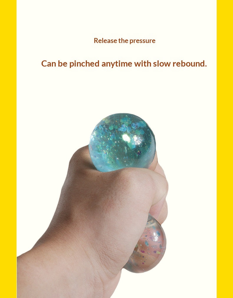 Golden Powder Maltose Ball – Soft Stress‑Relief Squeeze Toy for Relaxation & Sensory Play