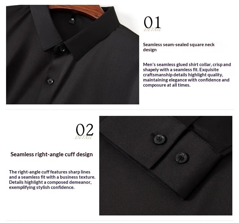 Silky Smooth Wrinkle-Resistant Large Size Shirt – Comfort & Redefined