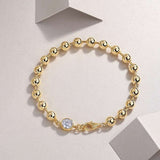 1 Carat Moissanite Silver Bracelet