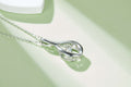 Luxury Moissanite Necklace – Plated Pendant, Chic Light Luxury Jewelry