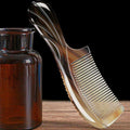 Ox Horn Carved Comb