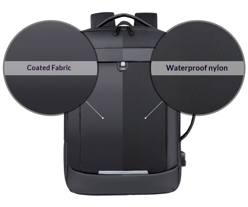 Multi-Functional Black Laptop Backpack