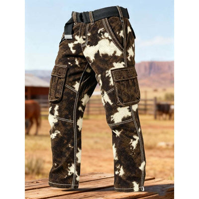 Men’s Vintage Punk Work Pants – Rugged Style & Everyday Functionality