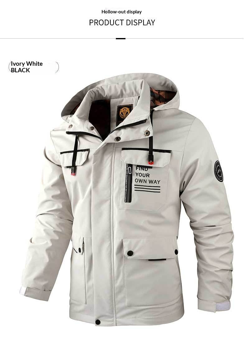 Men’s Mid-Length Casual Jacket