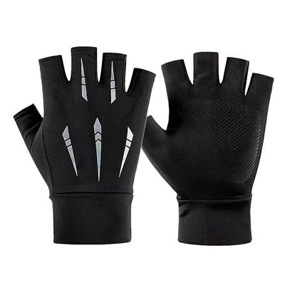 Ice Silk Half-Finger Sports Gloves