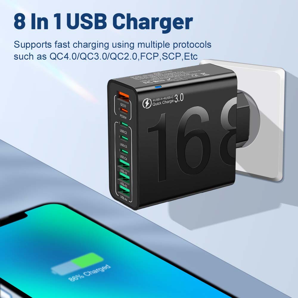 Multi-Interface QC3.0 Fast Charger